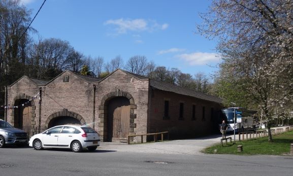 The old Canal Boat yard at Whaley Bridge.